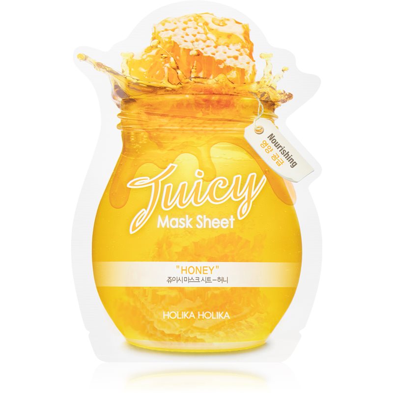 E-shop Holika Holika Juicy Mask Sheet Honey plátýnková maska s vysoce hydratačním a vyživujícím účinkem 20 ml