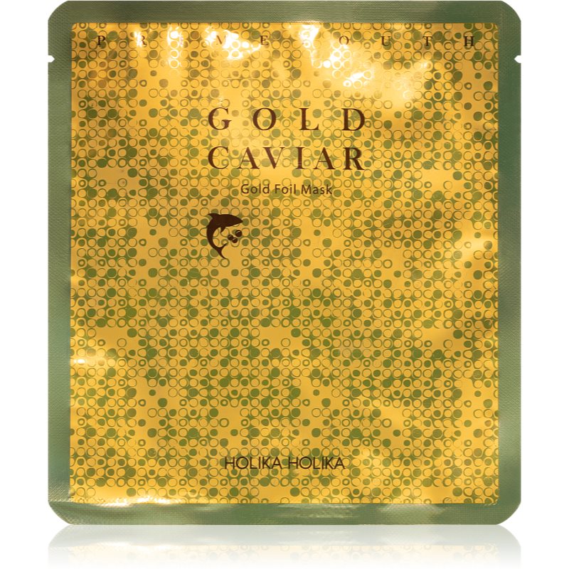 Holika Holika Prime Youth Gold Caviar зволожуюча маска з екстрактом ікри з екстрактом золота 25 гр