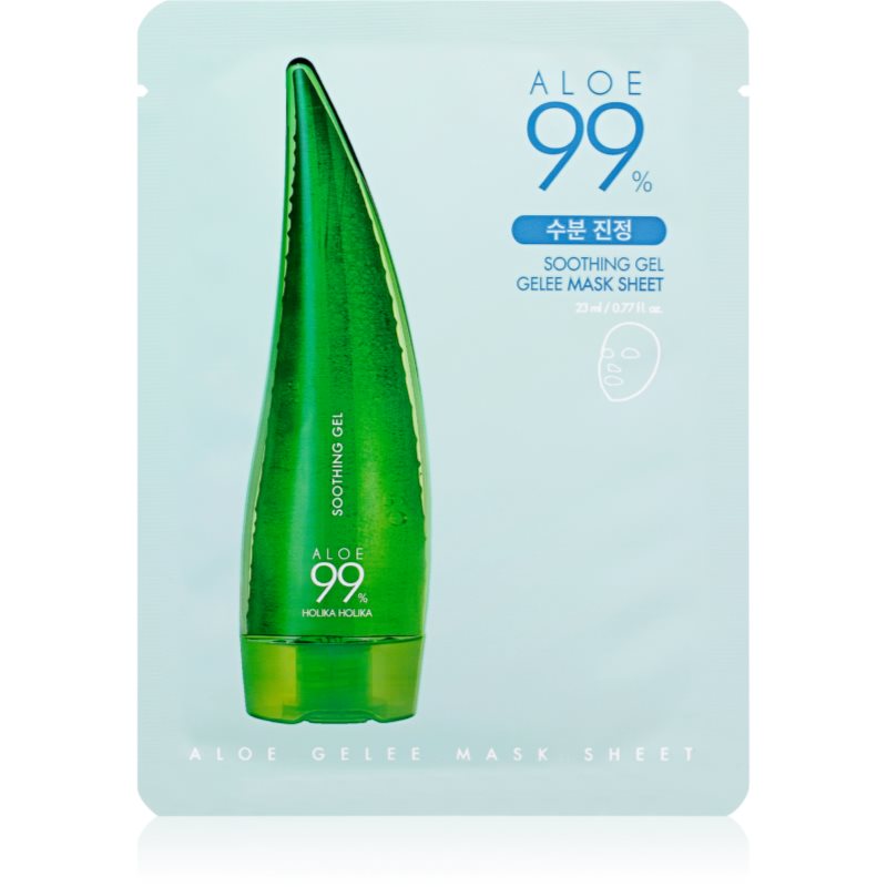 

Holika Holika Aloe 99% гель-маска для чутливої шкіри та шкіри схильної до почервонінь
