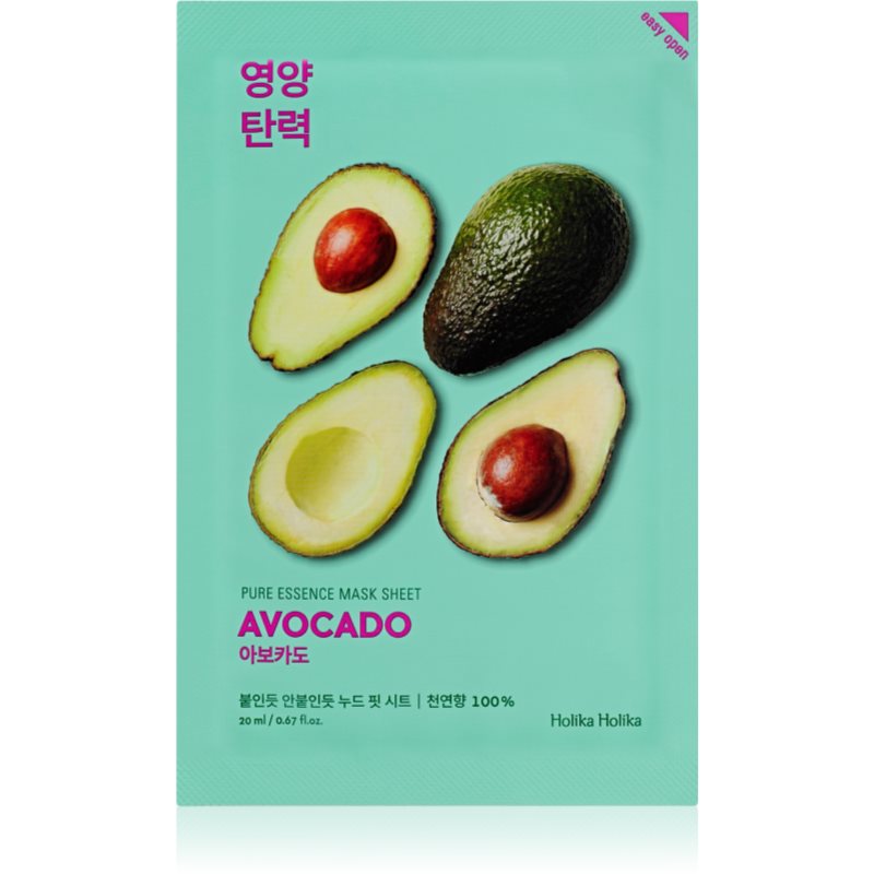 Holika Holika Pure Essence Avocado soothing sheet mask 20 ml
