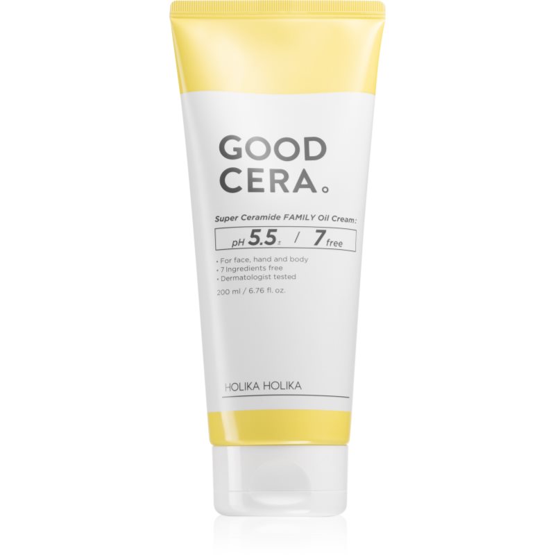 Holika Holika Good Cera crema hidratante para rostro y cuerpo con ceramidas 200 ml