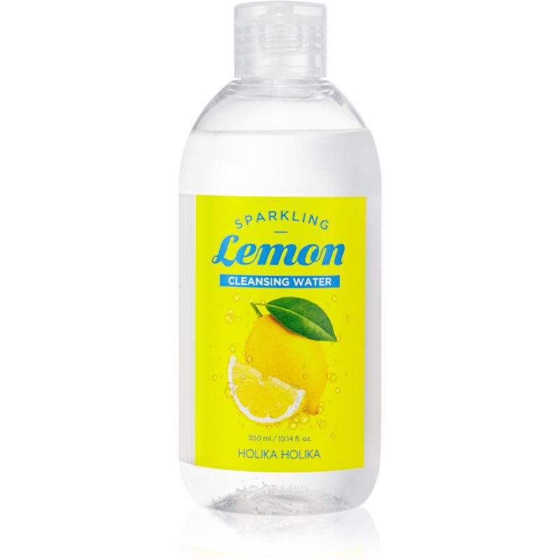 Holika Holika Sparkling Lemon čisticí voda pro mastnou a problematickou pleť s termální vodou 300 ml
