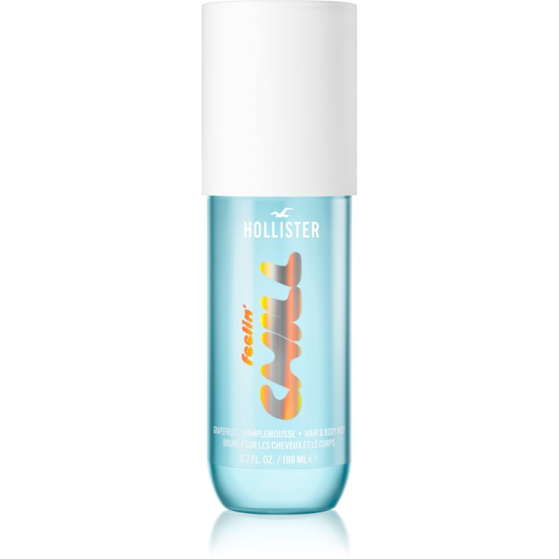 Hollister Feelin' Chill parfumovaná hmla na telo a vlasy pre ženy Grapefruit 198 ml