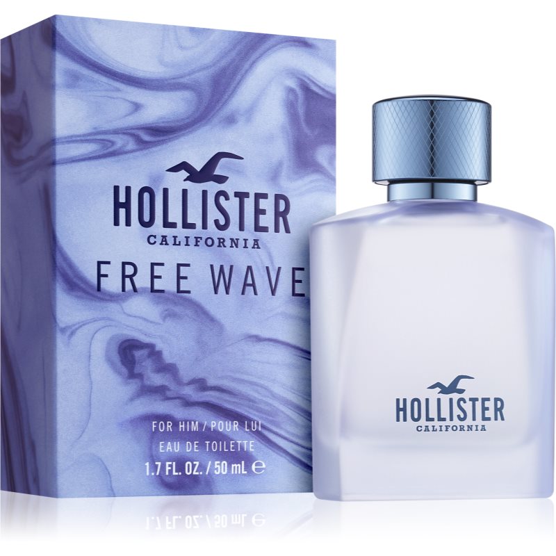 Hollister Free Wave Eau De Toilette For Men 50 Ml