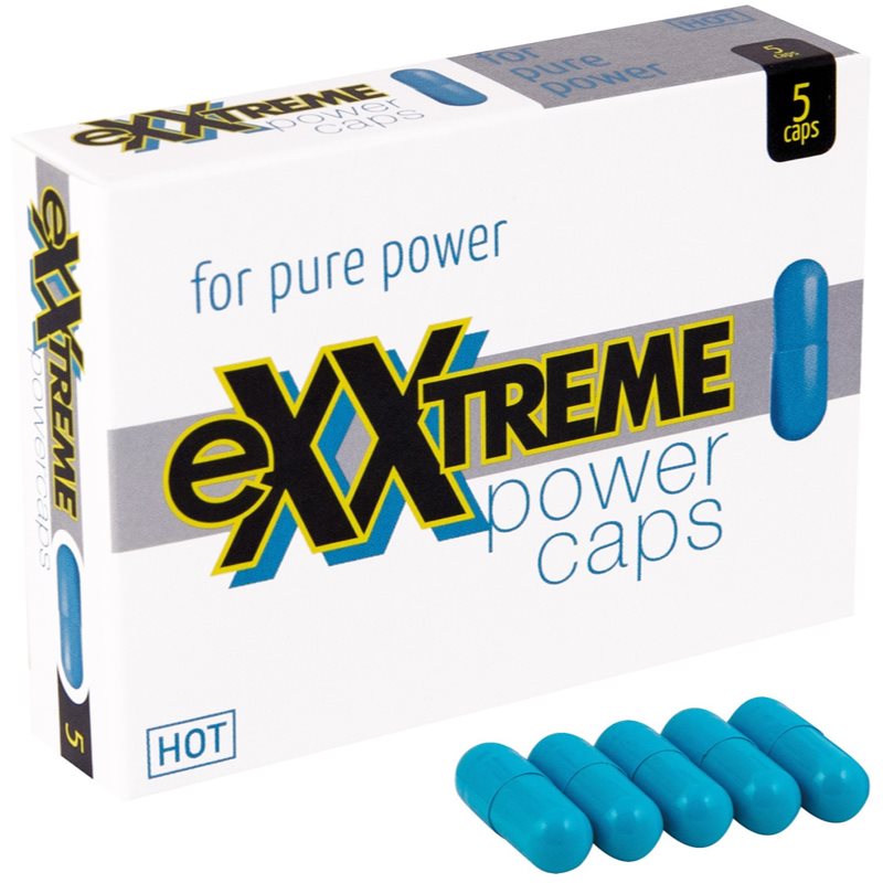 HOT Exxtreme Power Caps kapsuly na podporu erekcie 5 cps