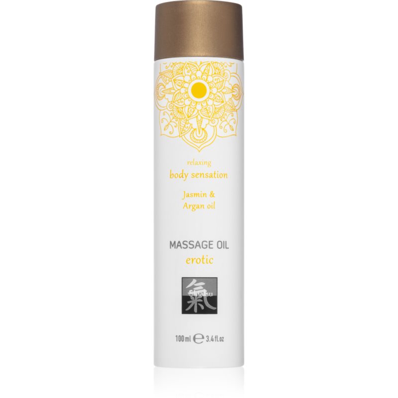 HOT Shiatsu Massage Body Olie Erotic Jasmin & Argan Oil 100 ml