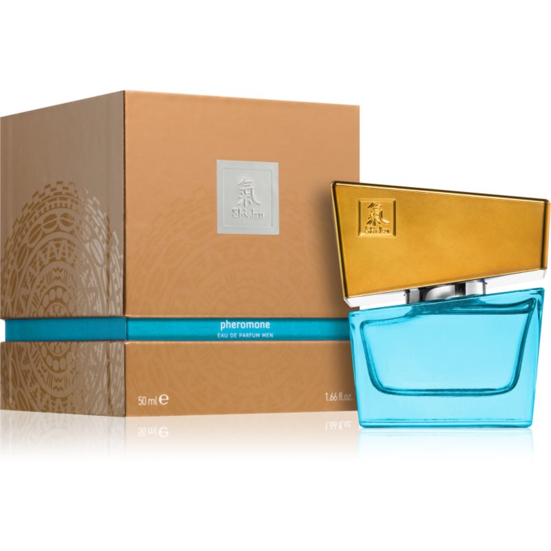 HOT Shiatsu Light Blue парфуми з феромонами для чоловіків 50 мл