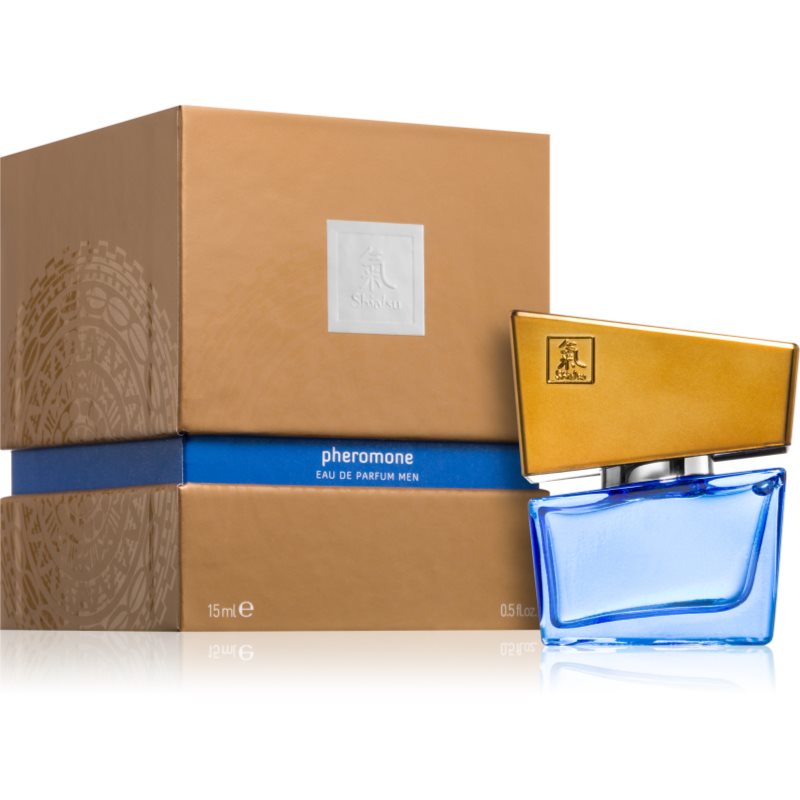 HOT Shiatsu Dark Blue Parfum Aux Phéromones Pour Homme 15 Ml