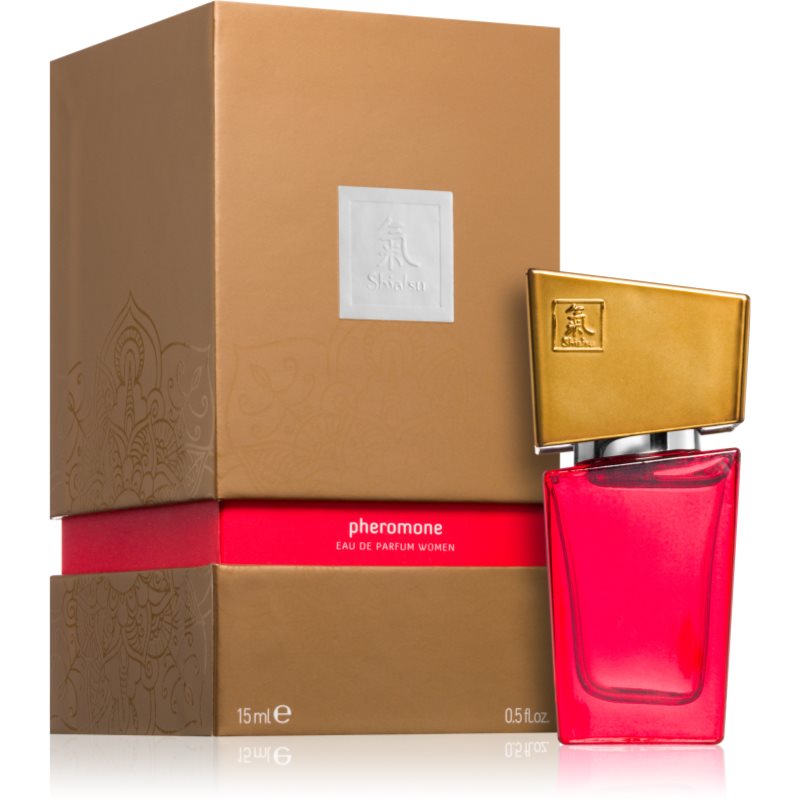 HOT Shiatsu Red Parfum Aux Phéromones Pour Femme 15 Ml