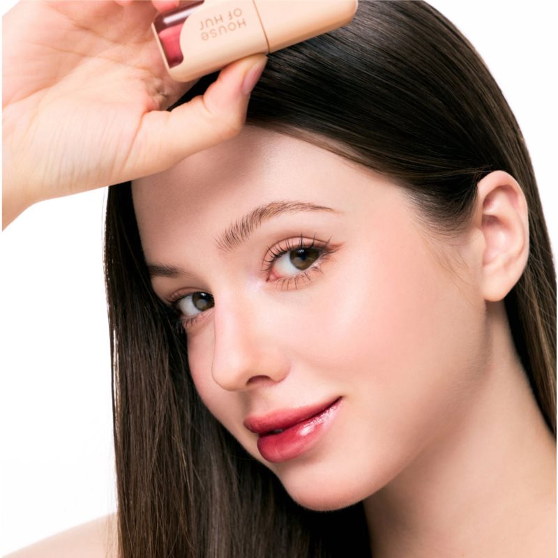 House of Hur Glowy Ampoule Tint dlhotrvajúci lesk na pery s hydratačným účinkom odtieň 03 Dawn Pink 4.5 g (obrázok 4)