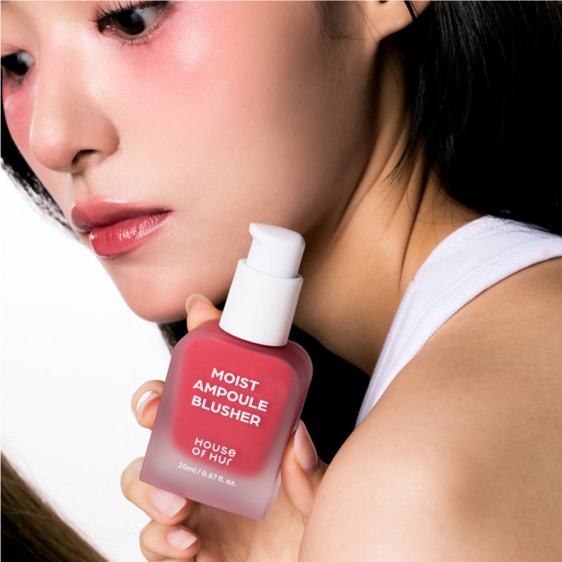 House of Hur Moist Ampoule Blusher tekutá lícenka odtieň 02 Deep Plum 20 ml (obrázok 3)