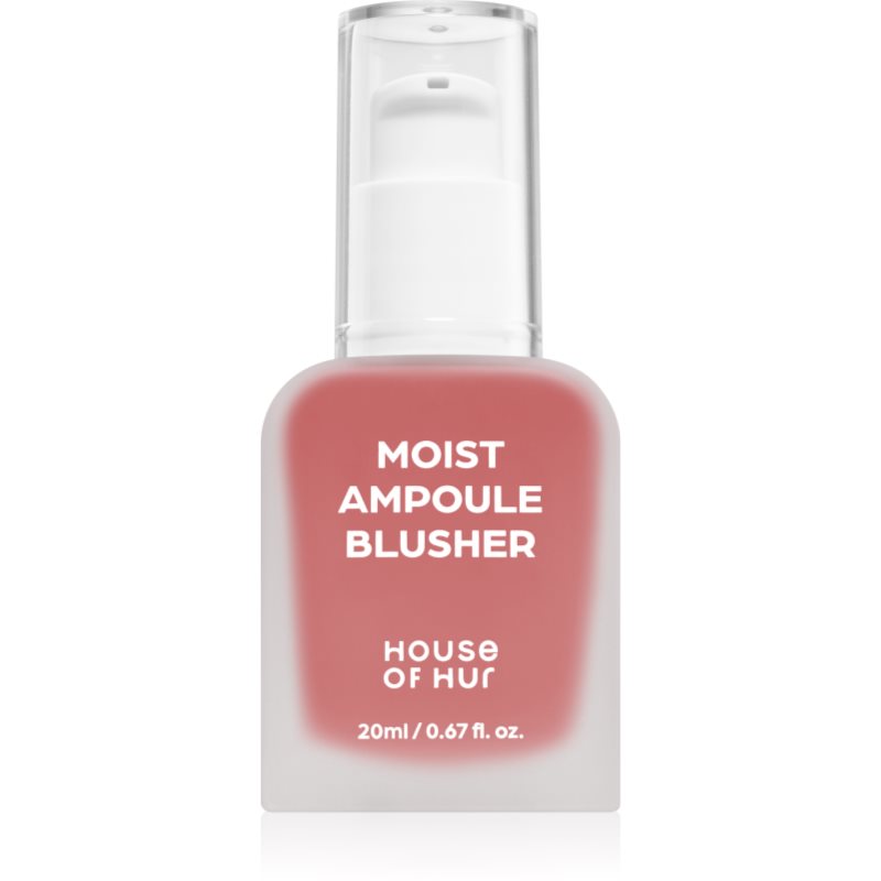 House of Hur Moist Ampoule Blusher tekoče rdečilo odtenek 03 Rose Brown 20 ml