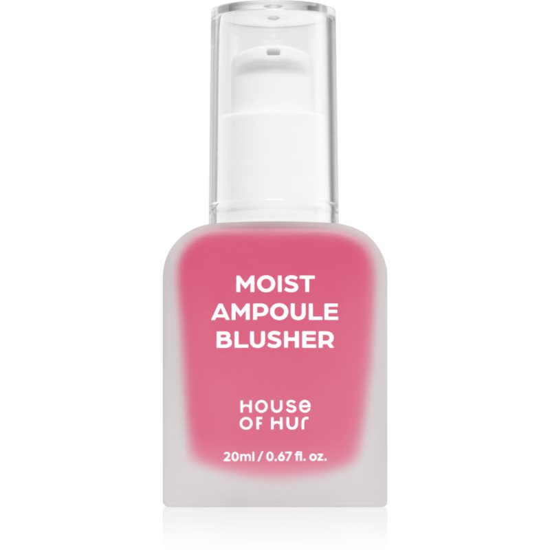 House of Hur Moist Ampoule Blusher tekutá tvářenka odstín 07 Pink Rosie 20 ml