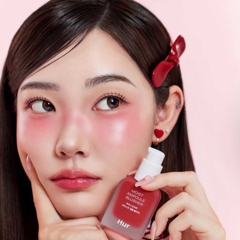House of Hur Moist Ampoule Blusher tekutá lícenka odtieň 09 Ruby Red 20 ml (obrázok 3)