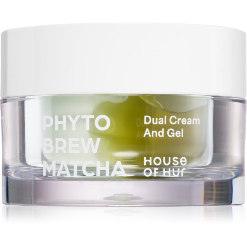 House of Hur Phyto Brew Matcha Dual Cream And Gel hydratační a rozjasňující pleťový krém duální 50 ml