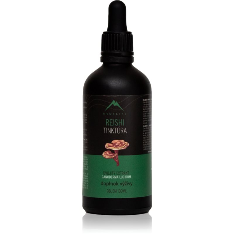 Hrotlife Reishi BIO tinktúra na podporu fyzickej a psychickej rovnováhy tela 50 ml