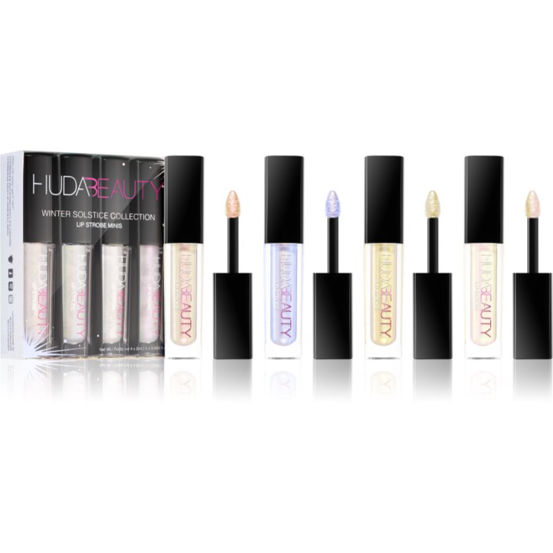 

Huda Beauty Winter Solstice Mini Lip Strobe набір блисків для губ