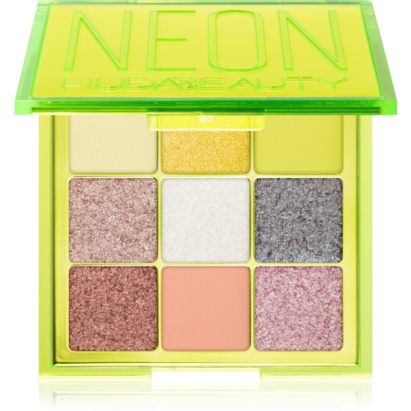 Huda Beauty Neon Obsessions Green paletka očních stínů 9,9 g