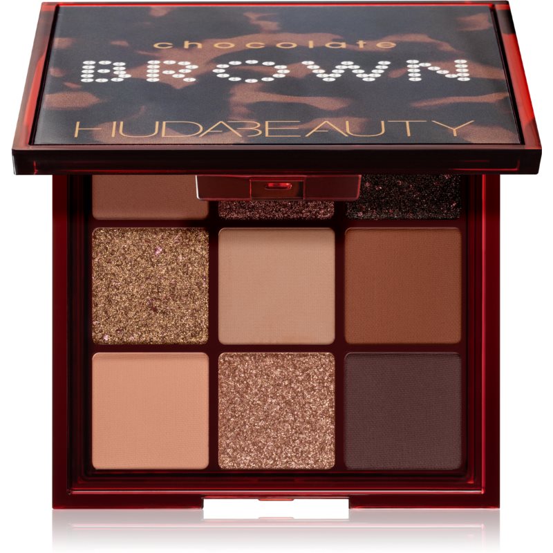 E-shop Huda Beauty Brown Obsessions paletka na oči odstín Chocolate 7,5 g