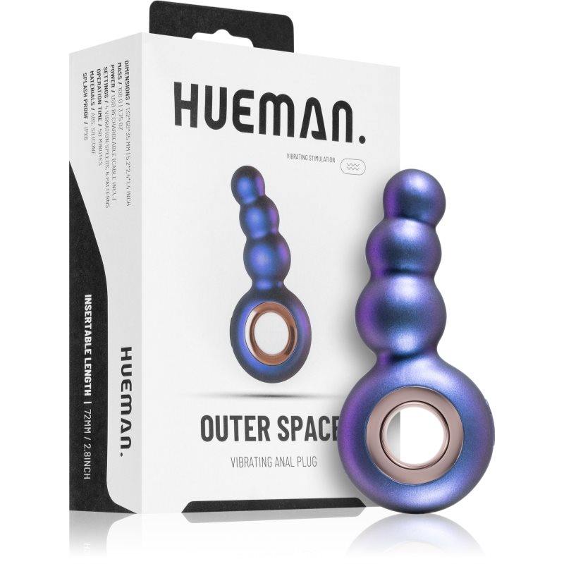 HUEMAN Outer Space Vibrating Anal Plug анальна пробка 13,2 см