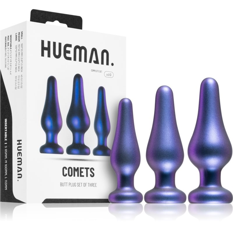 HUEMAN Comets Butt Plug Set набір анальних пробок