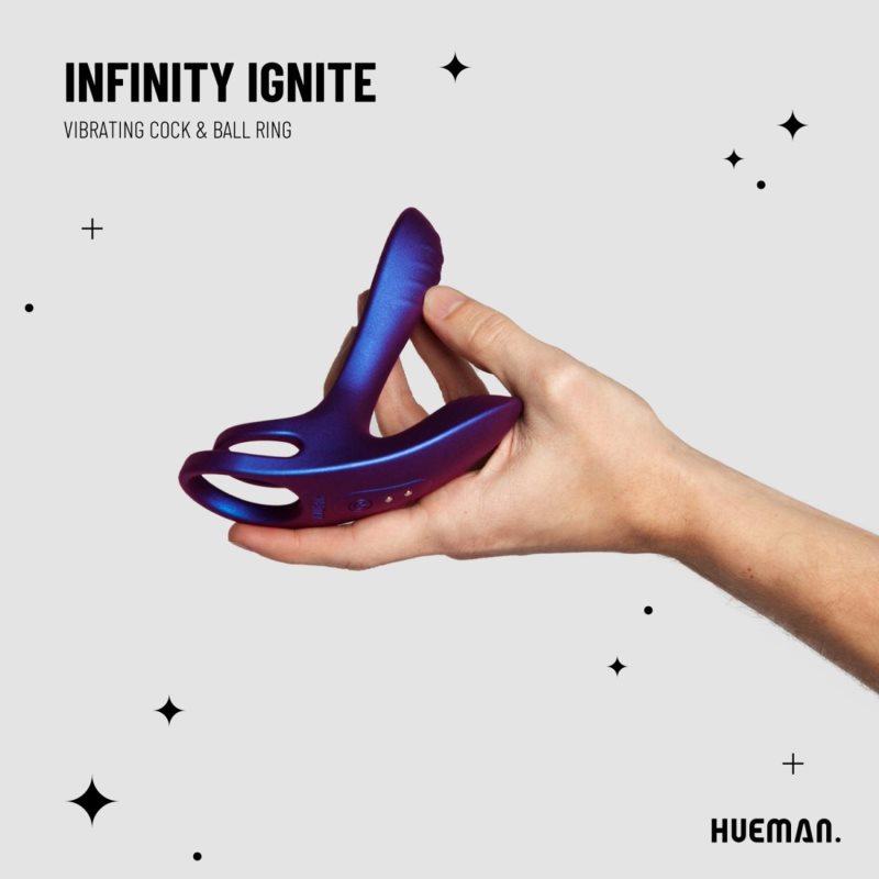 HUEMAN Infinity Ignite kroužek na penis vibrační 1 ks (obrázek 5)