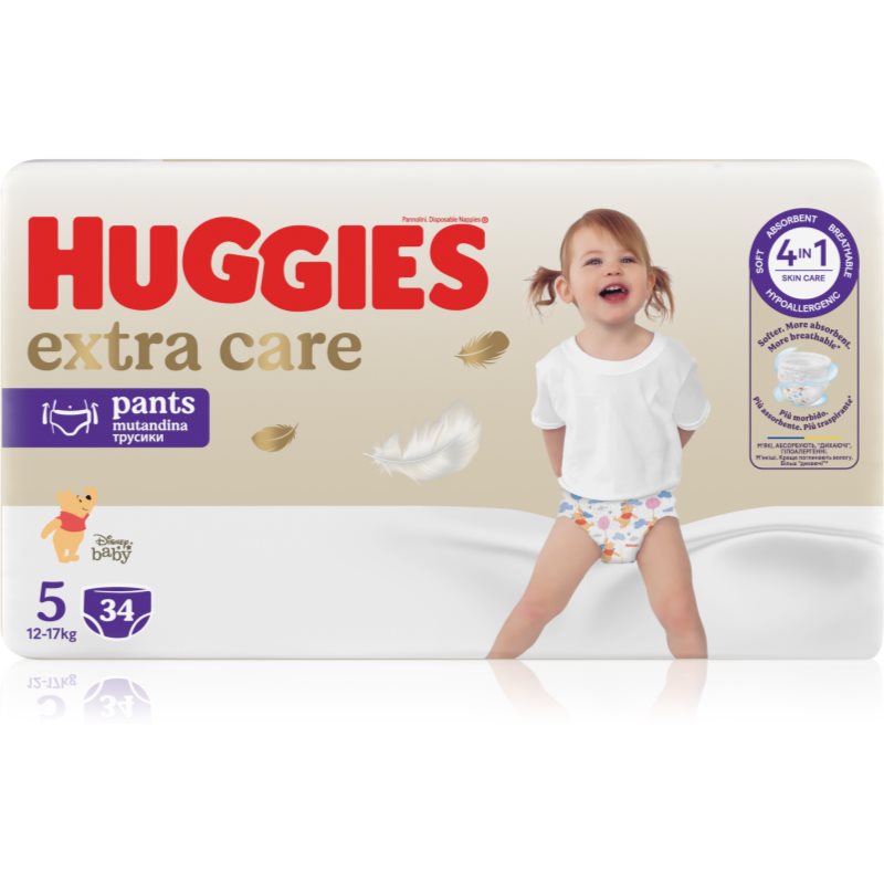 Huggies Extra Care Pants Size 5 Einweg-Windelhöschen 12 - 17 kg 34 St.