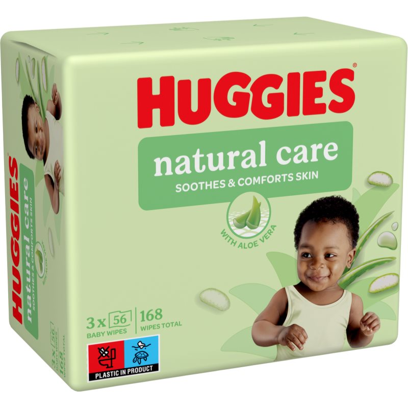 Thumbnail - Huggies Natural Care Feuchttücher 3x56 St.