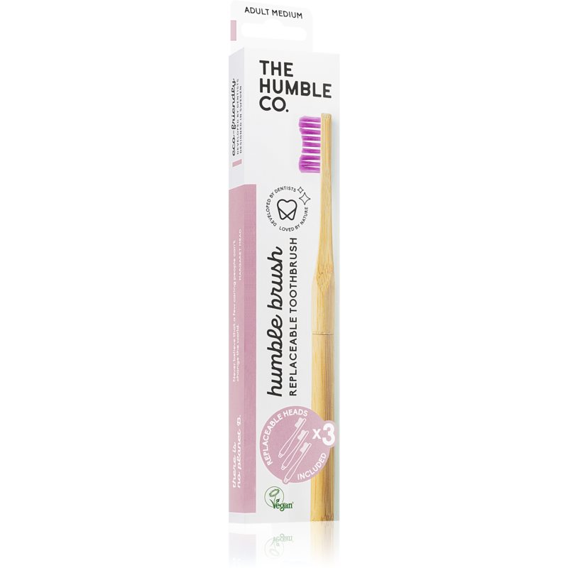 The Humble Co. Brush Adult Toothbrush With A Replaceable Head Medium 1 Pc