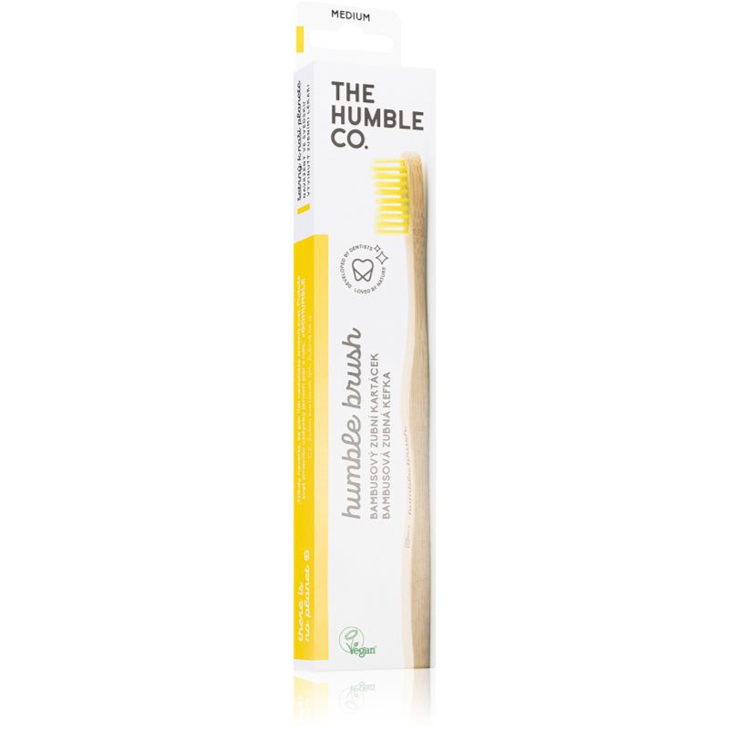 The Humble Co. Brush Adult bamboo toothbrush medium 1 pc
