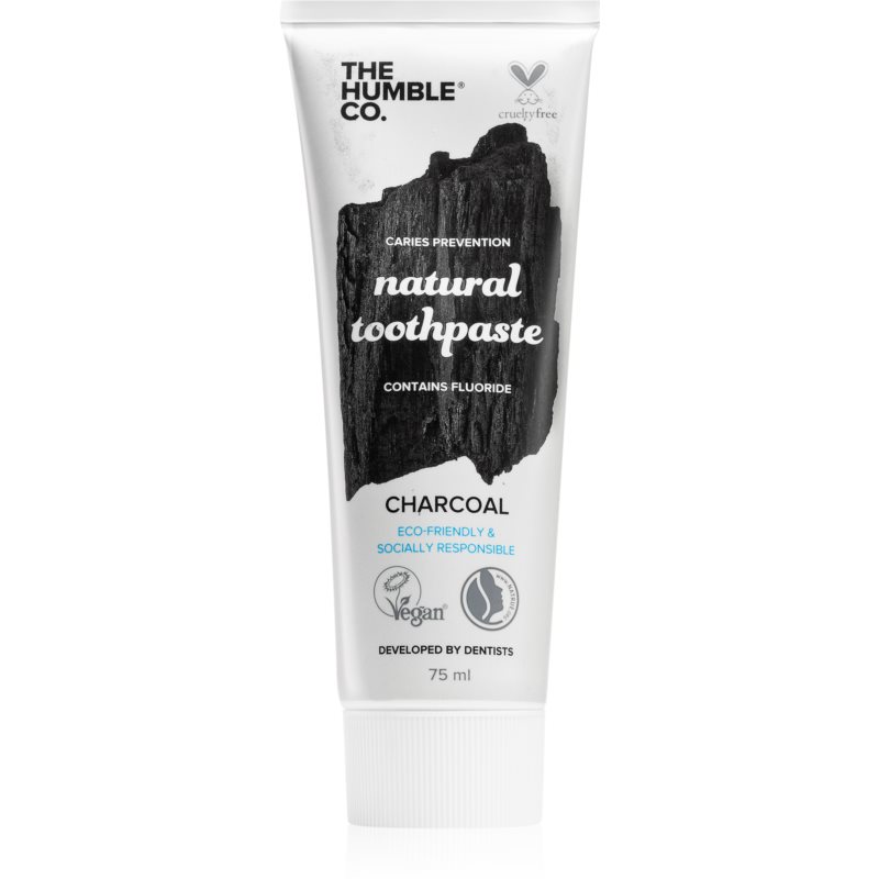 The Humble Co. Natural Toothpaste Charcoal ekologiška dantų pasta Charcoal 75 ml