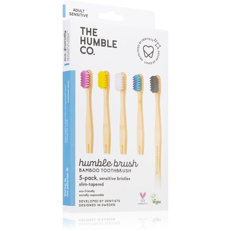 The Humble Co. Brush Adult зубна щітка бамбукова екстра м'яка І 5 кс