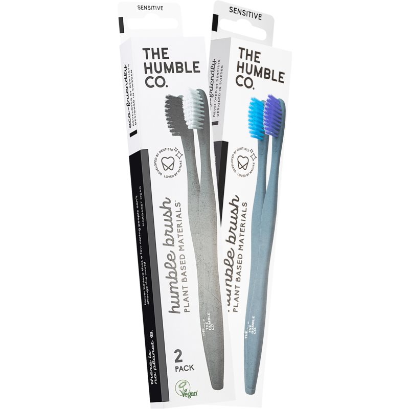 The Humble Co. Brush Plant Sensitive натуральна зубна щітка ультра м'яка 2 кс