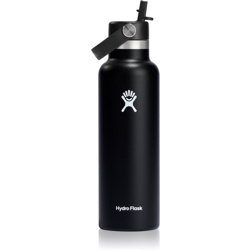 Hydro Flask Standard Mouth Straw Cap термопляшка колір Černá 621 мл