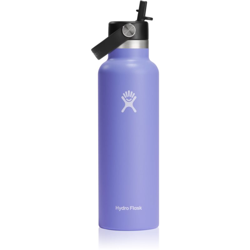 Hydro flask standard mouth straw cap termopalack szín purple 621 ml
