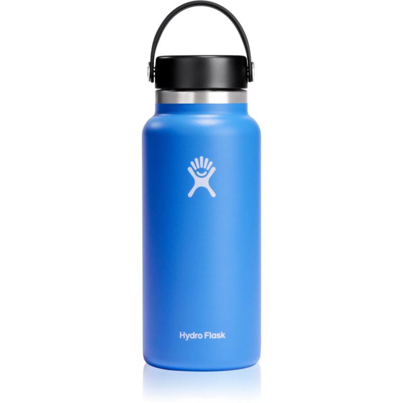 Hydro Flask Wide Mouth Flex Cap bouteille isotherme coloration Blue 946 ml male