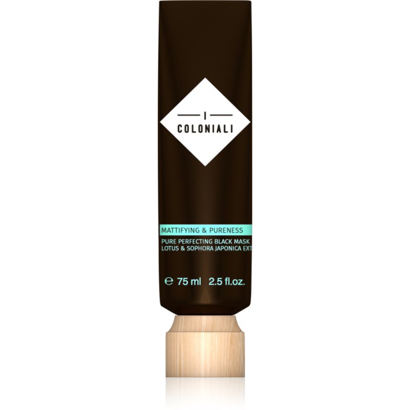 

I Coloniali Mattifying & Pureness очищуюча чорна маска для миттєвого роз'яснення