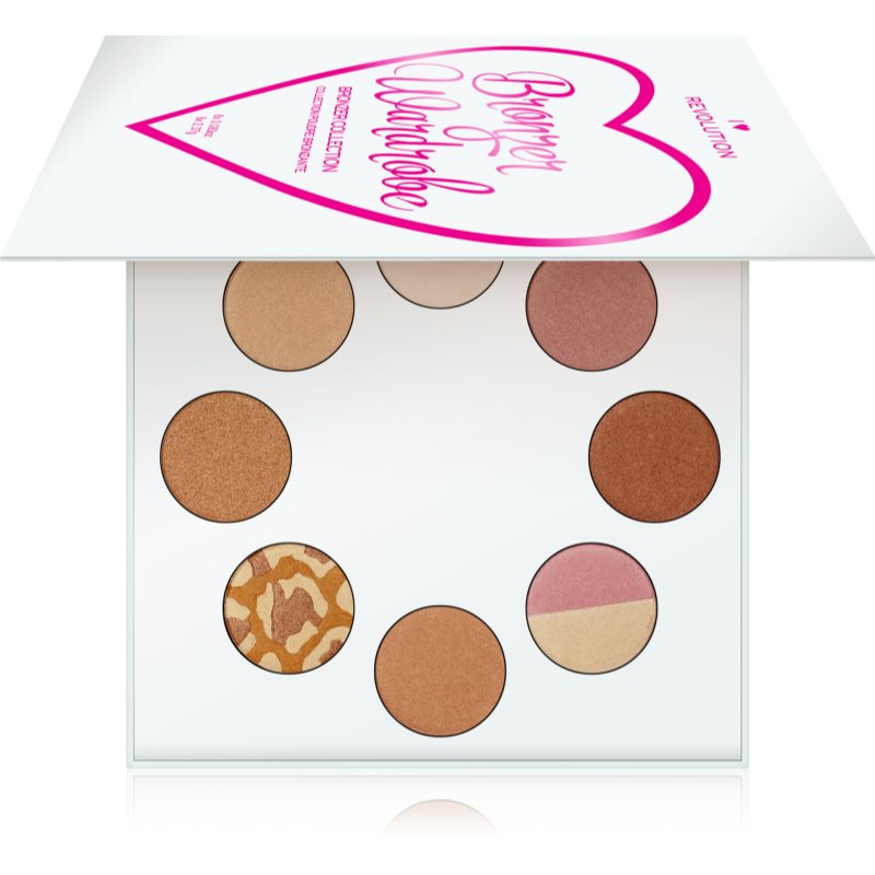 

I Heart Revolution Highlighter Wardrobe палетка хайлайтерів 8 x