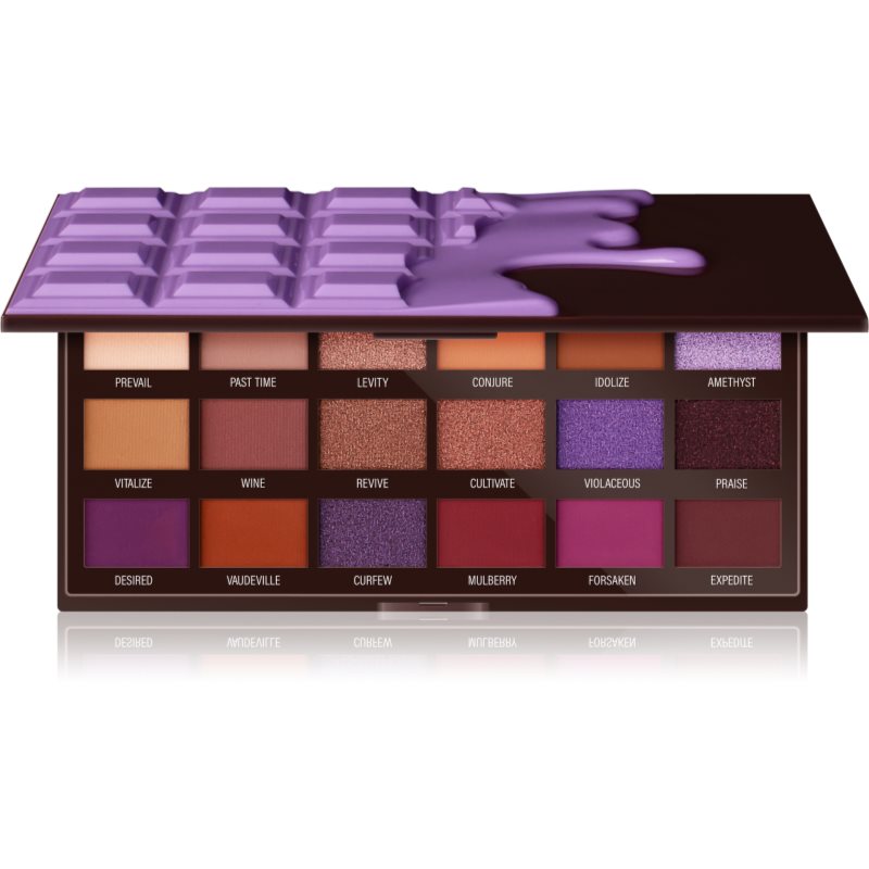 

I Heart Revolution Chocolate палітра тіней відтінок Violet