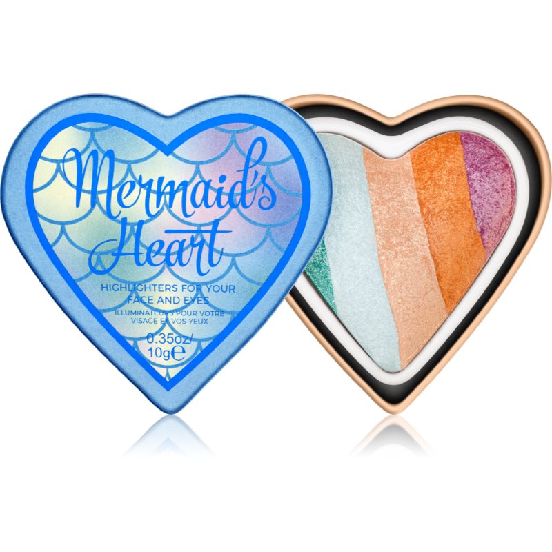 

I Heart Revolution Mermaids Heart рум'яна – тіні для повік – хайлатер