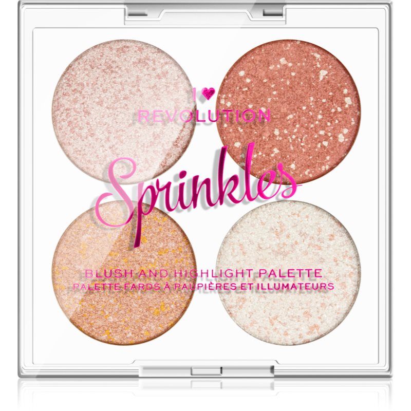 

I Heart Revolution Sprinkles палетка для обличчя відтінок Ice Cream Sundae
