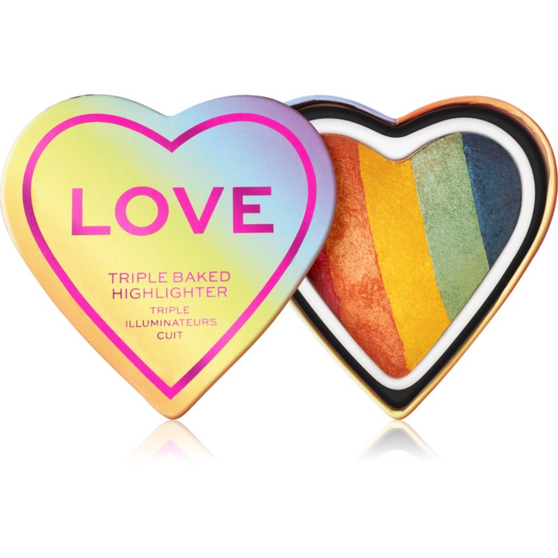 

I Heart Revolution Love перламутровий хайлайтер Duhový