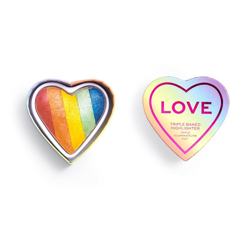 

I Heart Revolution Love перламутровий хайлайтер Duhový