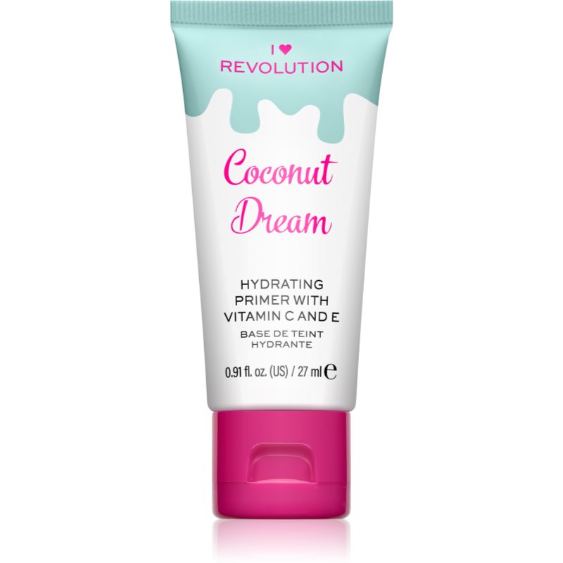 

I Heart Revolution Delicious Primer Coconut Dream зволожуюча основа під макіяж