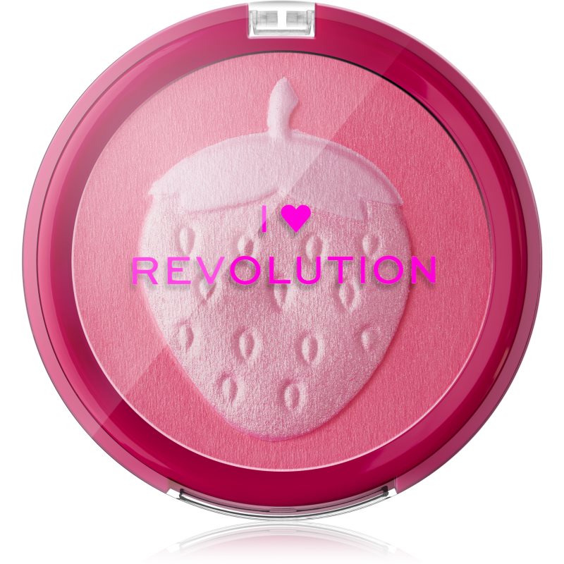 I Heart Revolution Fruity kompaktiniai skaistalai atspalvis Strawberry 9.2 g