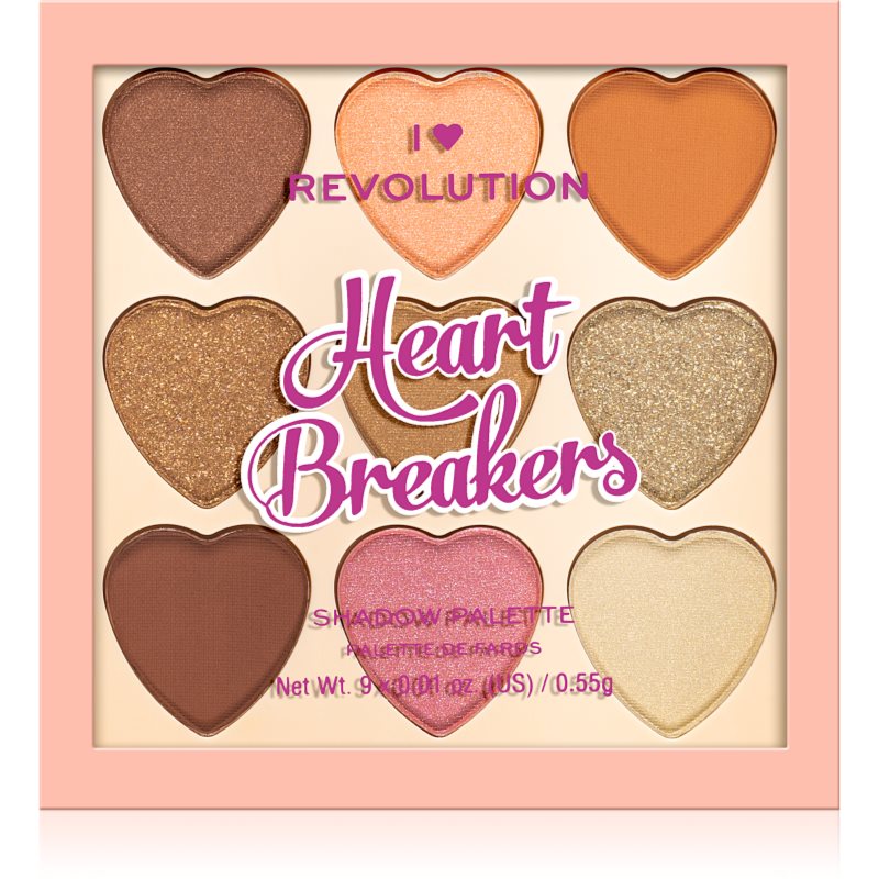 

I Heart Revolution Heartbreakers палетка тіней для очей відтінок Majestic