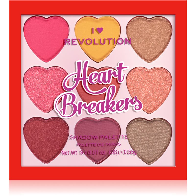 

I Heart Revolution Heartbreakers палетка тіней для очей відтінок Courage