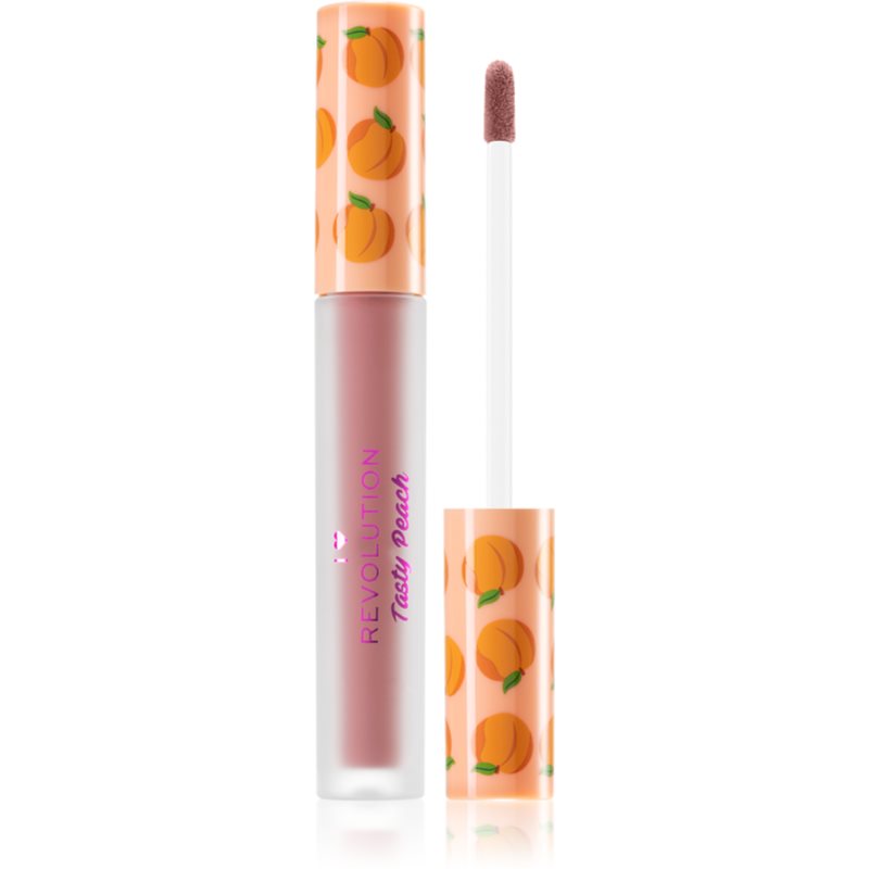I Heart Revolution Tasty Peach Liquid Lipstick Shade Fleur 2 G