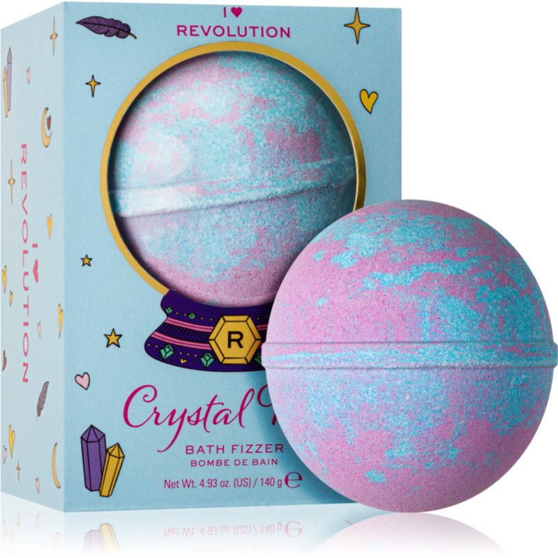 I Heart Revolution Bath Fizzer Crystal Ball koupelová bomba 140 g