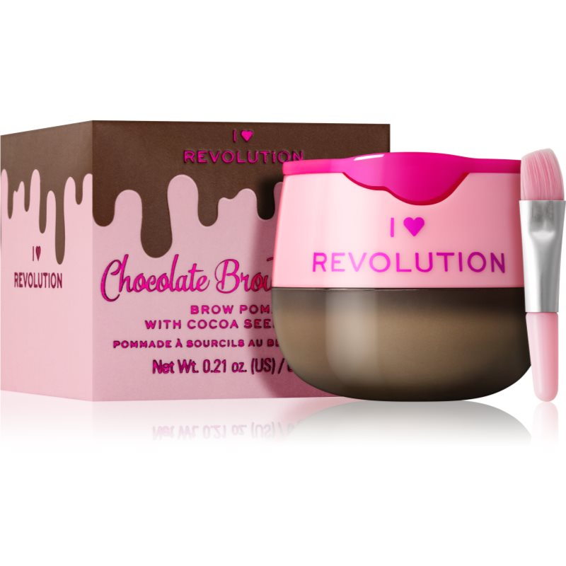 I Heart Revolution Chocolate antakių pomada Milk Chocolate (dark blonde to light brown hair) 6 g